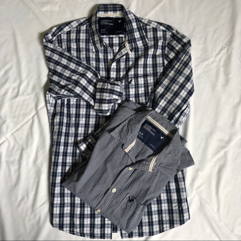 Bundled Men’s American Eagle Casual Button Shirts